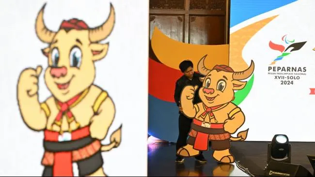 Logo dan juga maskot ajang Pekan Paralimpiade Nasional atau PEPARNAS XVII 2024 yang akan dipusatkan di Kota Solo akhirnya resmi diluncurkan. (Sumber: Bidang Media dan Humas NPC Indonesia)